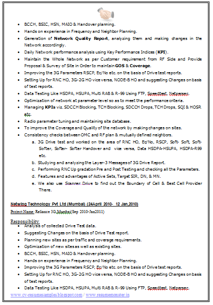 Over 10000 CV and Resume Samples with Free Download: Resume Format for