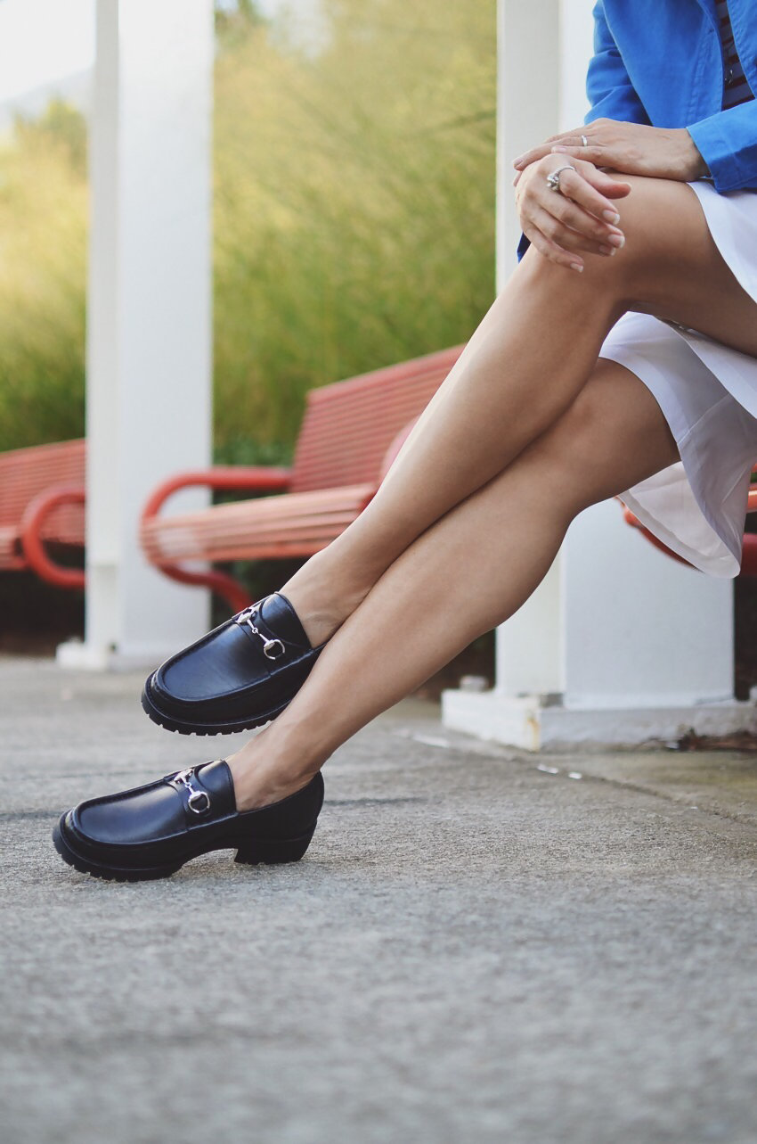 Penny loafers and shorts Clearance