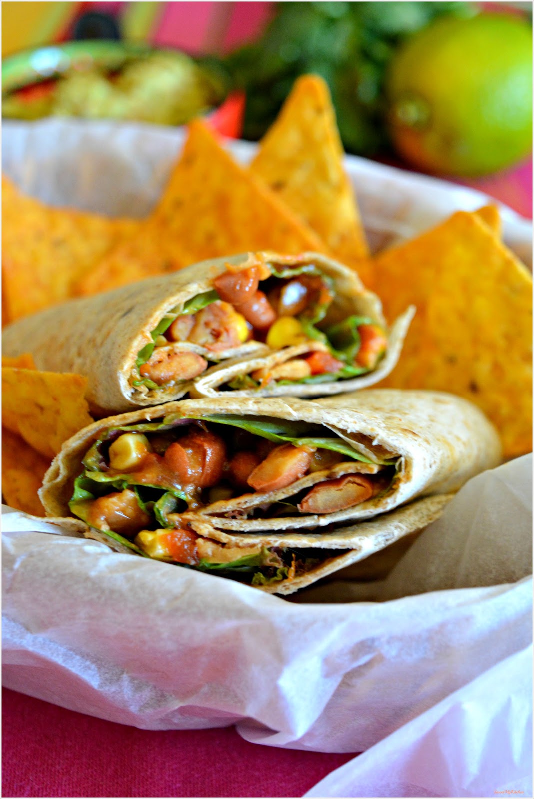 Sweet My Kitchen Burritos Vegetarianos