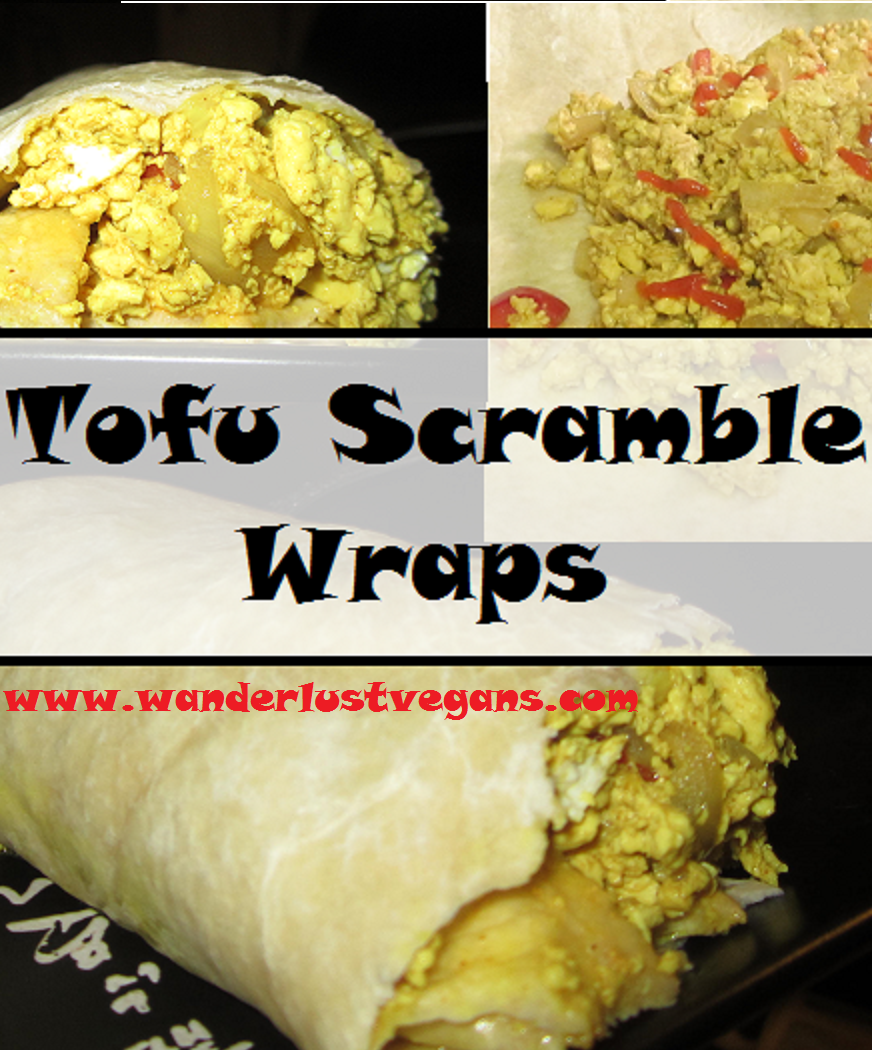 Wanderlust Tofu Scramble Wraps