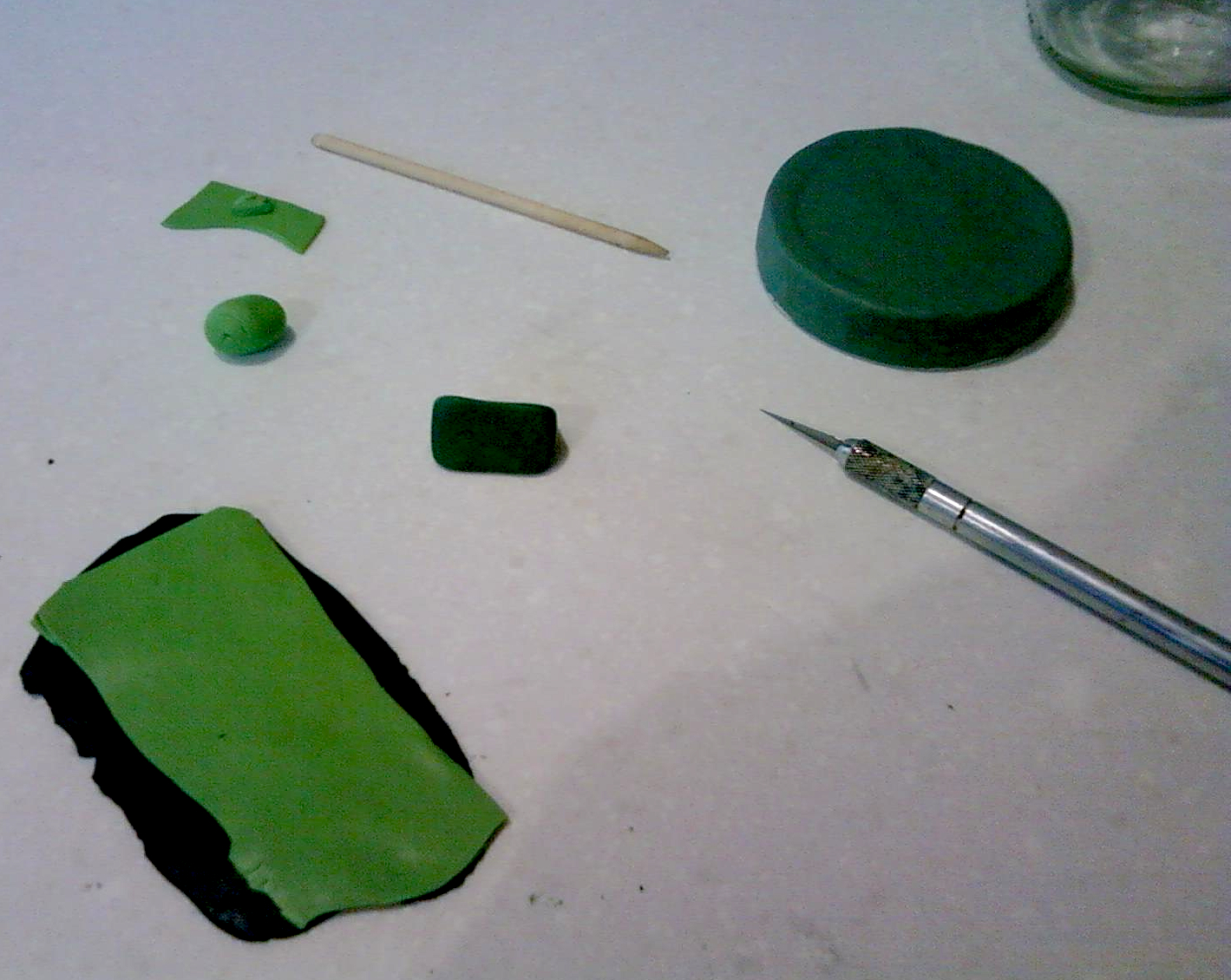 Rosemarsh Knits Taking A Painting Break with Polymer Clay Fun