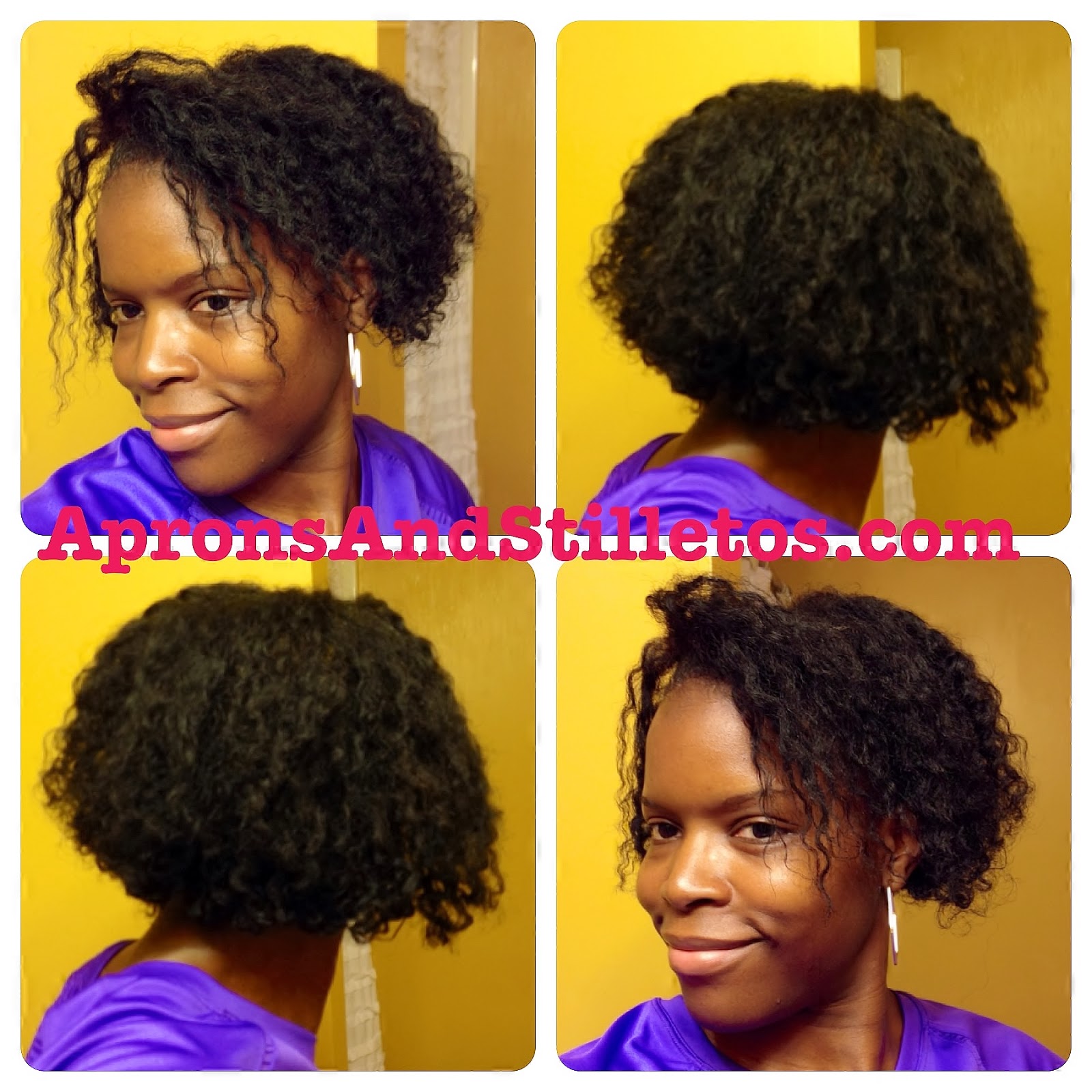 Bantu Knot Flat Twist Out On Natural Hair