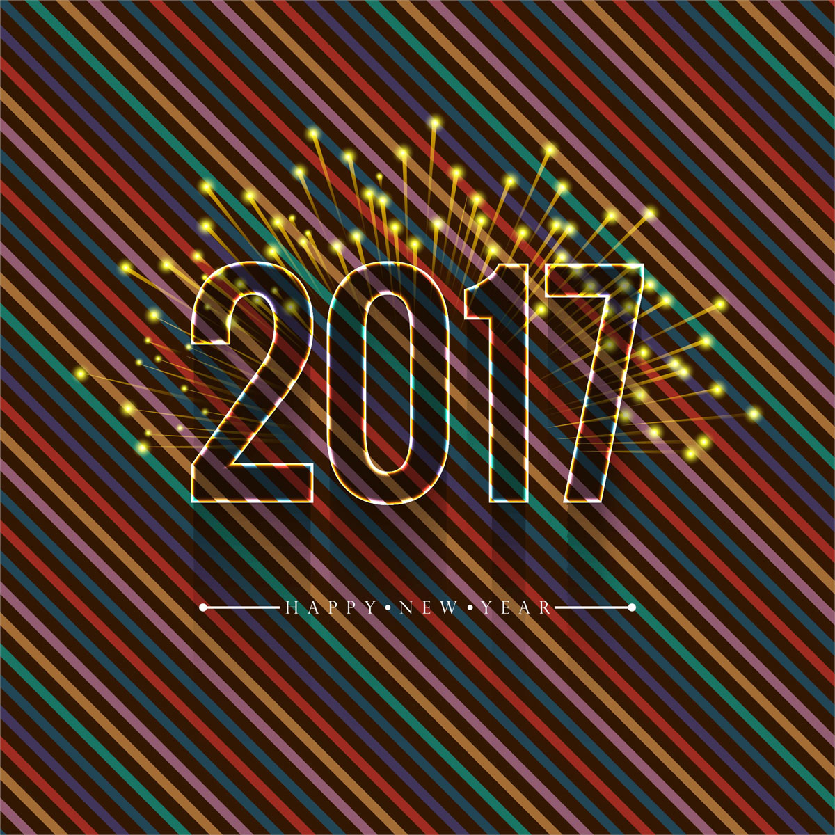 Happy New Year 2017 3D Wallpapers Happy New Year 2017 3D Wallpapers