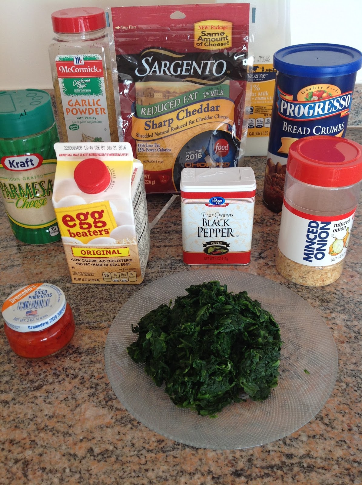 cooking the recipe Crustless Spinach Quiche