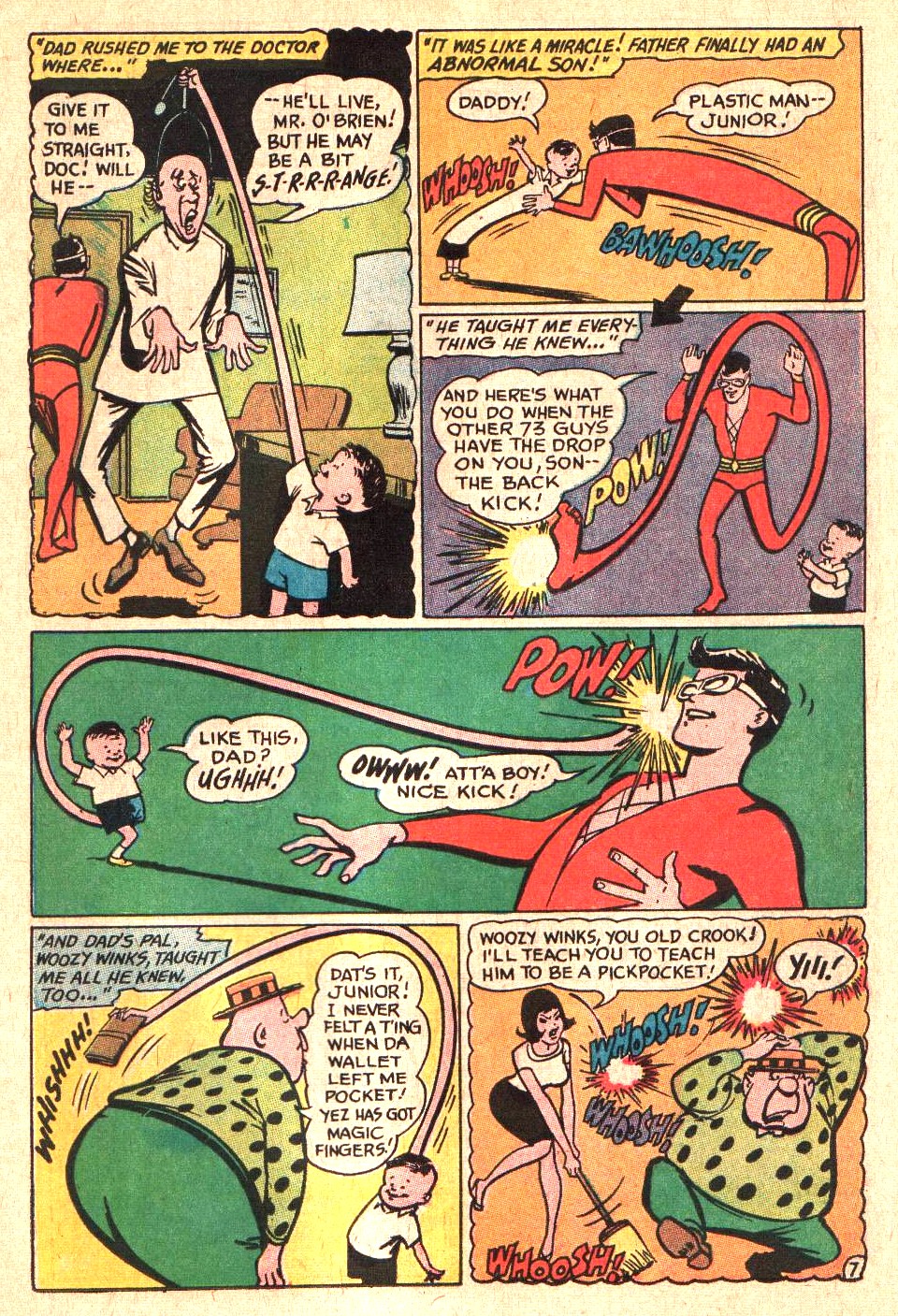 Read online Plastic Man (1966) comic -  Issue #7 - 11