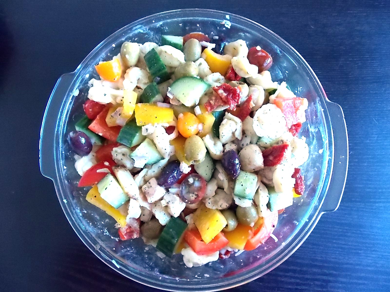 Mediterranean Tortellini Pasta Salad Living for it! The Blue Truffle