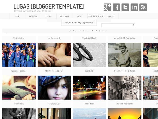 Lugas Blogger Template
