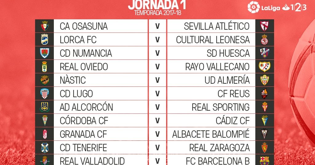 Calendario del Sevilla Atlético - LaLiga123 | JaviSFC.com