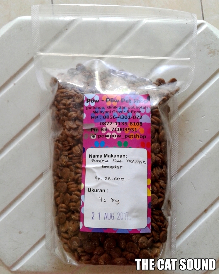 The Cat Sound Review Makanan Kucing Eureka Adult Holistic Cat Turkey & Rice Dry Food