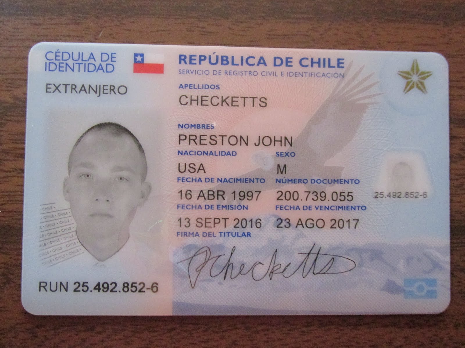 Elder Preston Checketts - Chile, Antofagasta Mission: September 2016