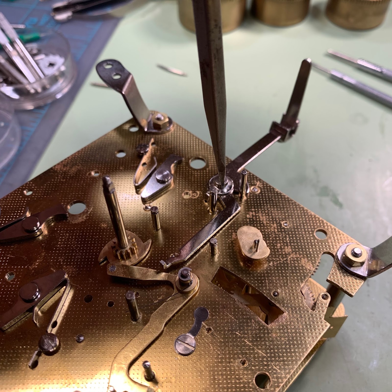 Vintage Hamilton Watch Restoration 1977 Hamilton Mantel Clock