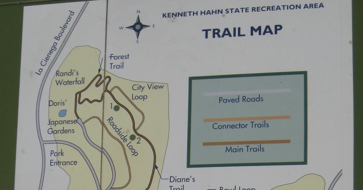 Kenneth Hahn Park Map Walking At Kenneth Hahn Sra, Los Angeles - October 2012