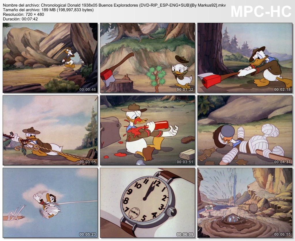 La Cronologia del Pato Donald|DVDRip|latino|1934-1941