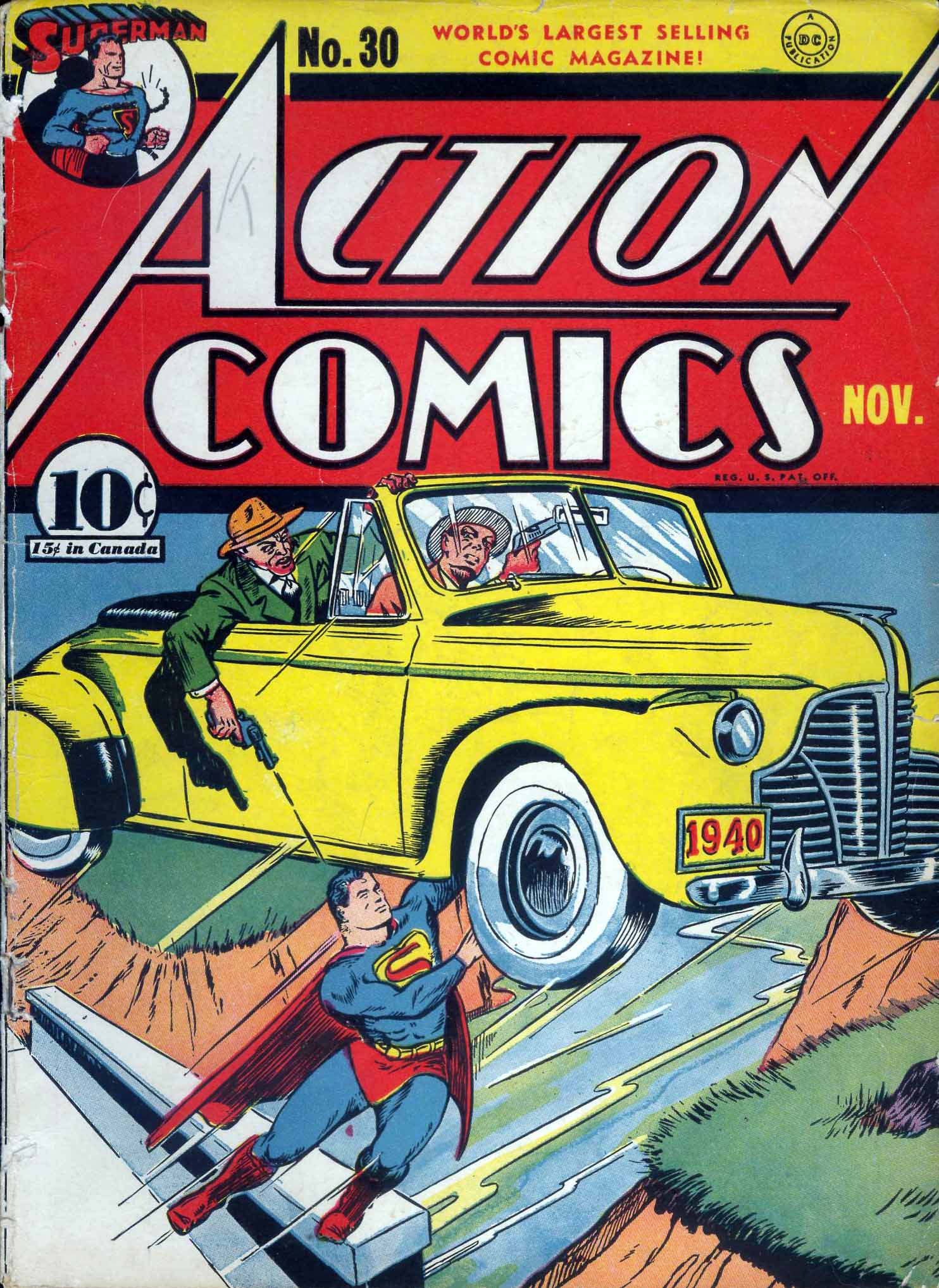 Read online Action Comics (1938) comic -  Issue #30 - 1