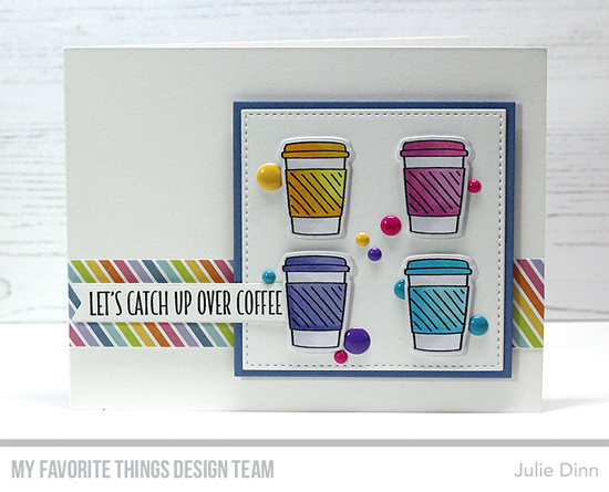 Handmade card by Julie Dinn featuring products from My Favorite Things #mftstamps