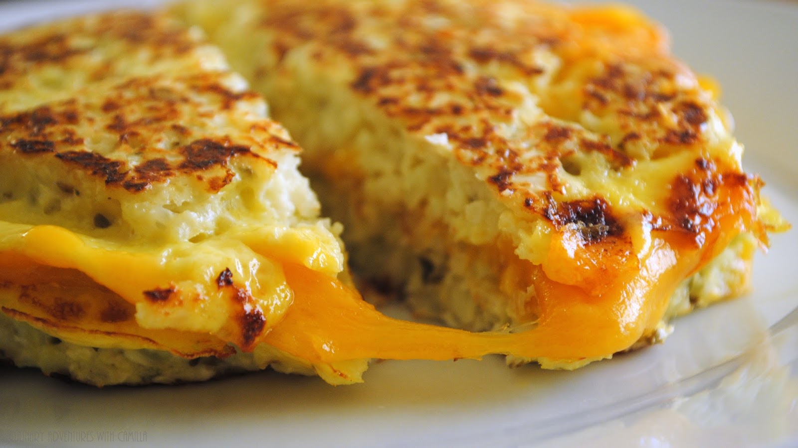 {GlutenFree} Cauliflower Grilled Cheese