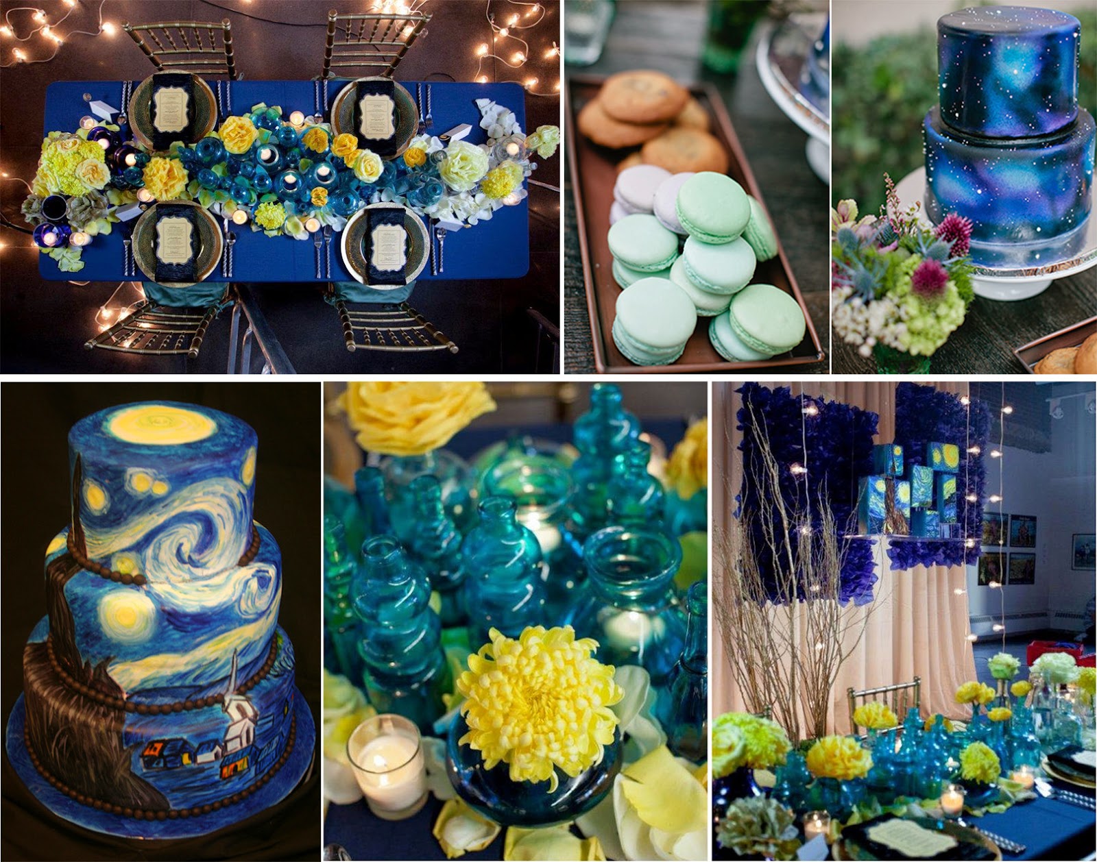 Prom Dress Starry Night Theme Wedding Inspirations Starry Night Theme Wedding Dress