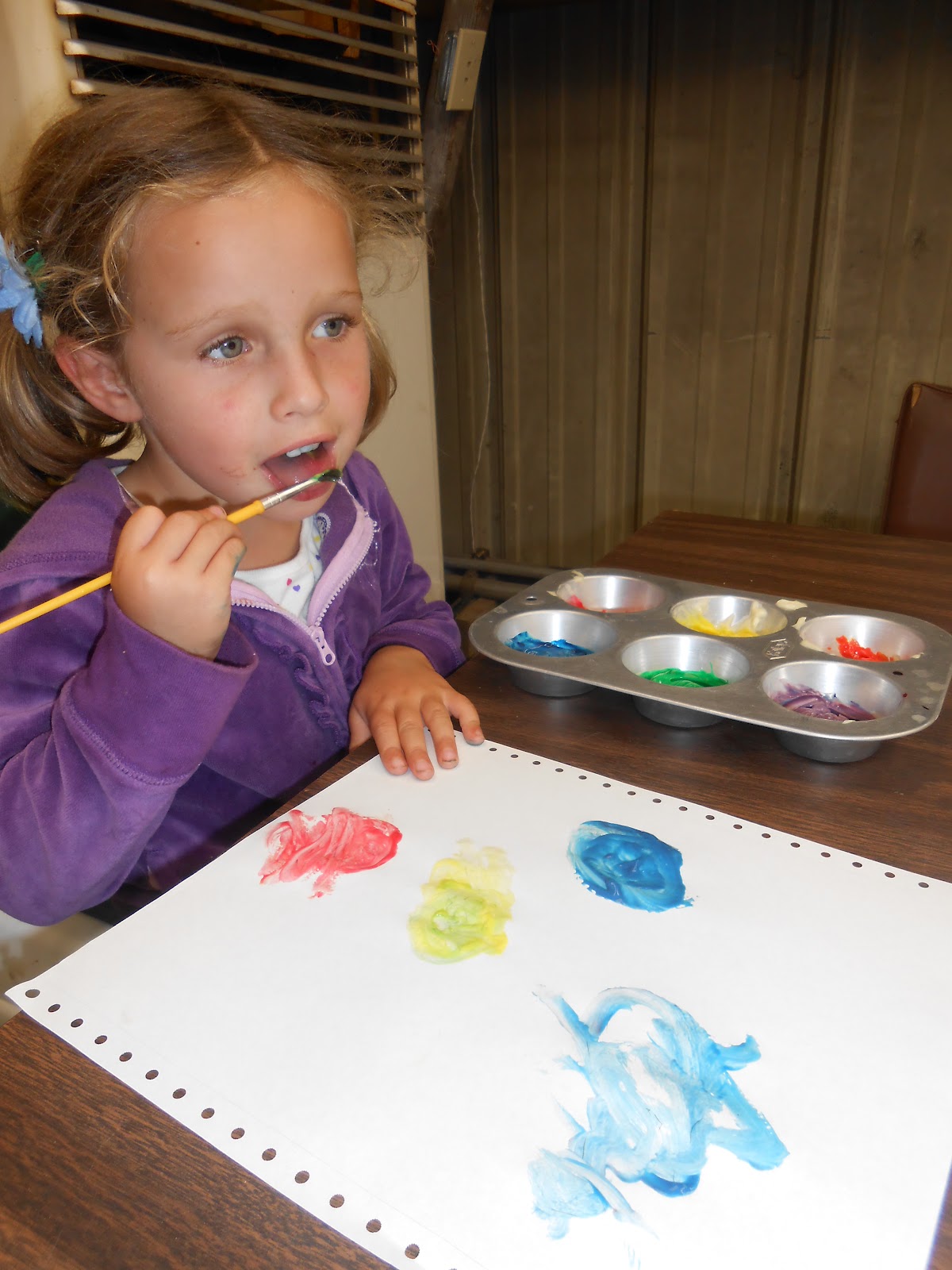 From Fingerpaint to Lipstick Vanilla Pudding Paint