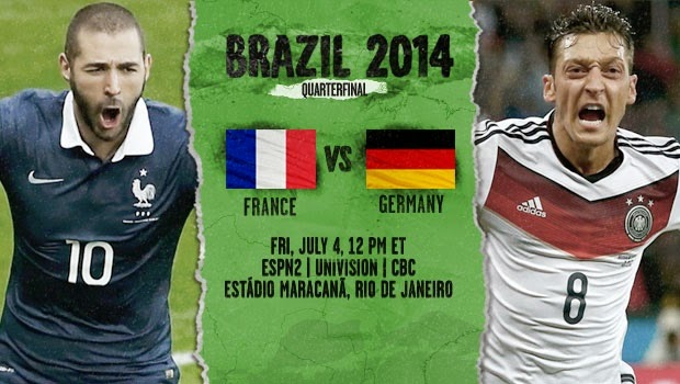 -Experience- World Cup 2014 Quarter Final Match- France Vs Germany