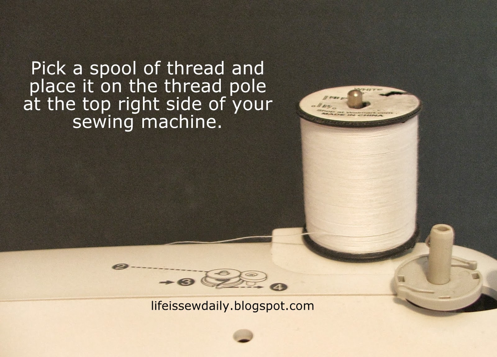 Life is {Sew} Daily: How to Thread a Sewing Machine {by special request}
