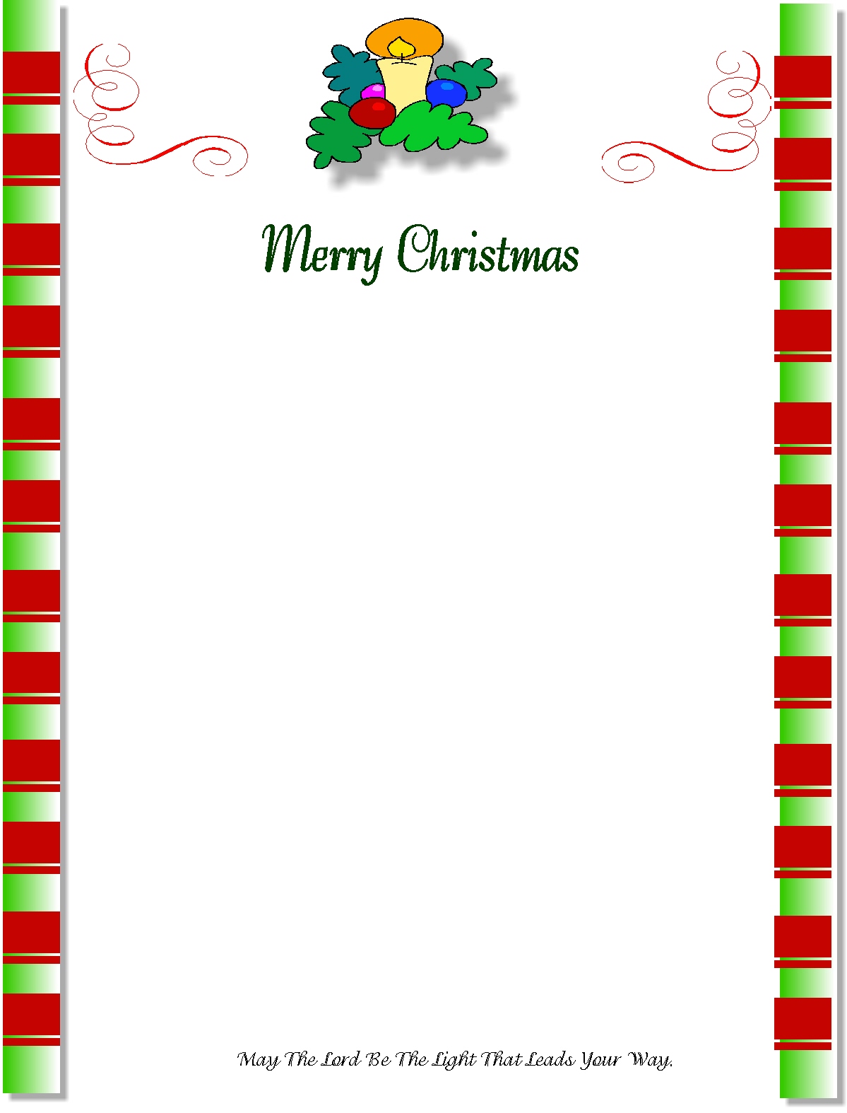 Christian Images In My Treasure Box: Christmas Letterheads And Envelopes