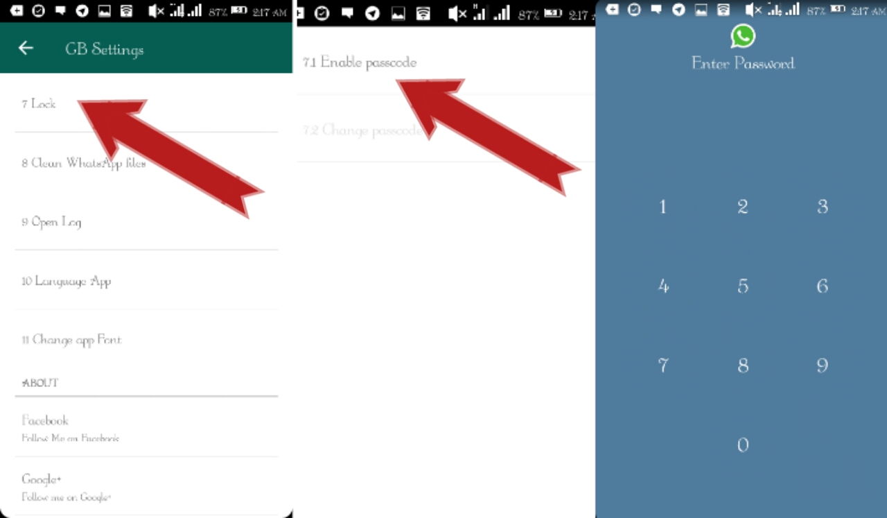 Lock WhatsApp How to