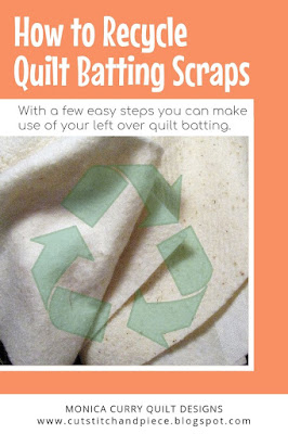 How to Recycle Batting Scraps