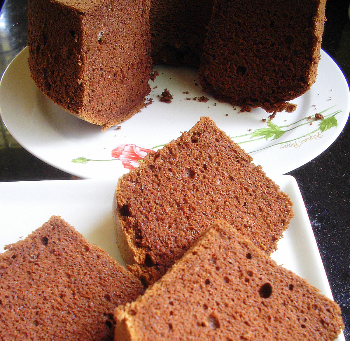 CHOCOLATE CHIFFON CAKE