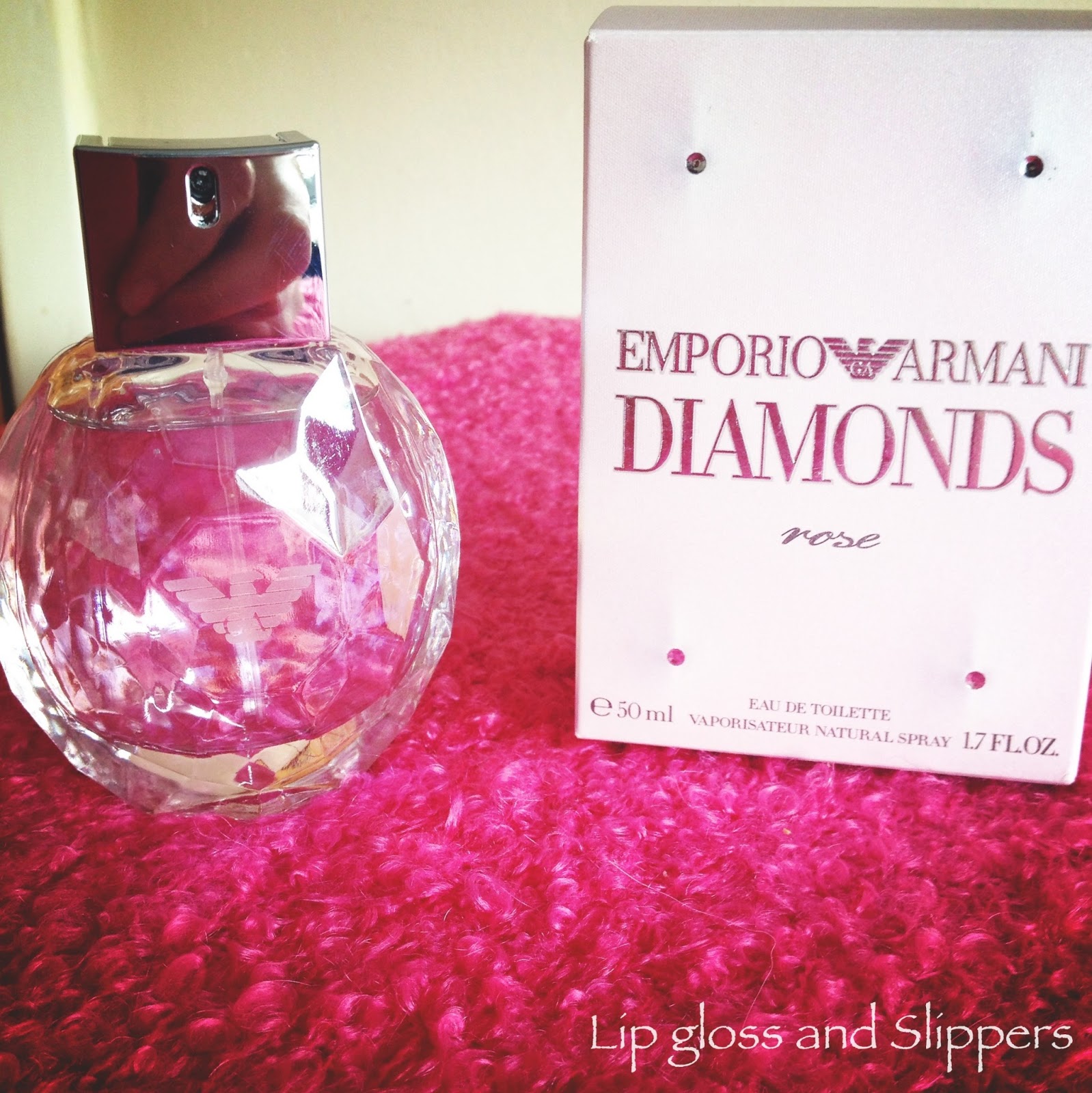 Lip Gloss And Slippers Emporio Armani Diamonds Rose Perfume Review