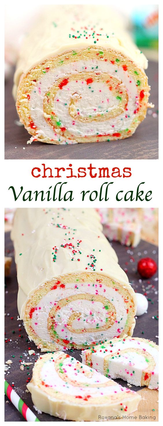 Basque burnt oreo cheesecake CHRISTMAS VANILLA ROLL CAKE - RECIPE THINKERING