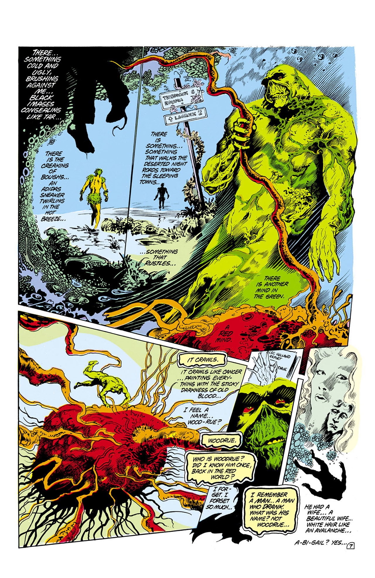 Read online Swamp Thing (1982) comic -  Issue #23 - 7