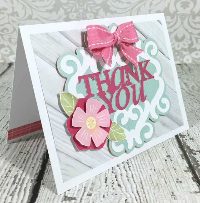 Courtney Lane Designs Cricut Thank you card