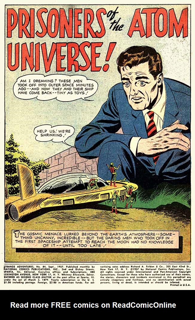 Read online Strange Adventures (1950) comic -  Issue #84 - 3