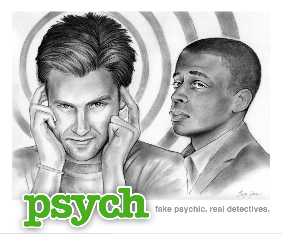 Sketch of the Day TV show Psych