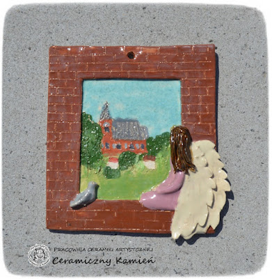 Anioł patrzący w dal