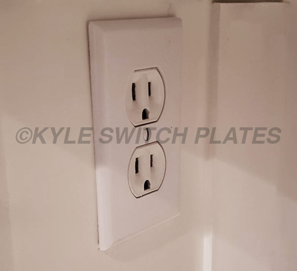 Kyle Switch Plates Adjust Uneven Outlets for New Wall Surface Tile