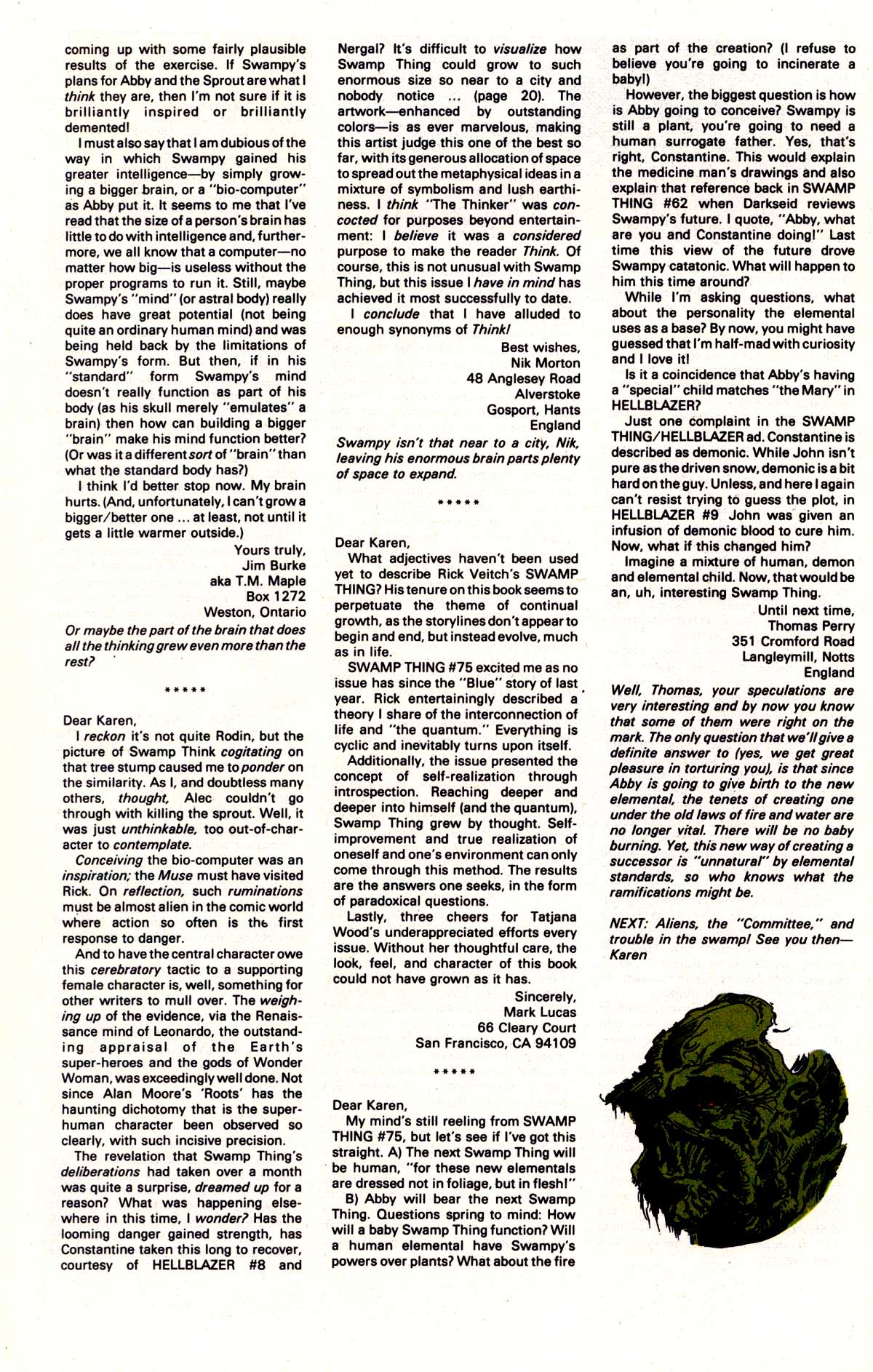 Read online Swamp Thing (1982) comic -  Issue #79 - 28