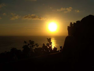 Sunset at Uluwatu