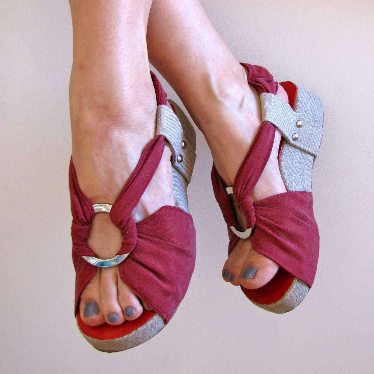 Of Dreams and Seams Home made Fabric Sandals  with full 