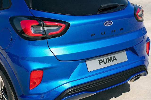 blue ford puma 2020