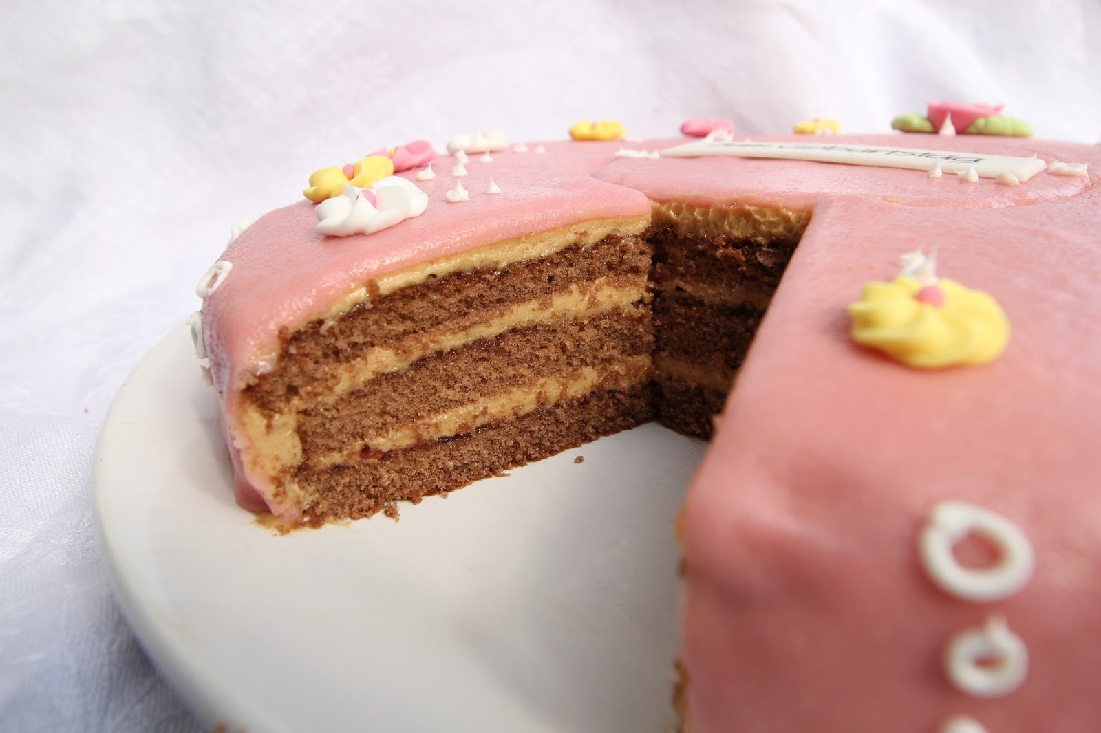 ♥Vergissmeinnicht♥: Birthday Cake - Schokoladen-Torte mit Fondant