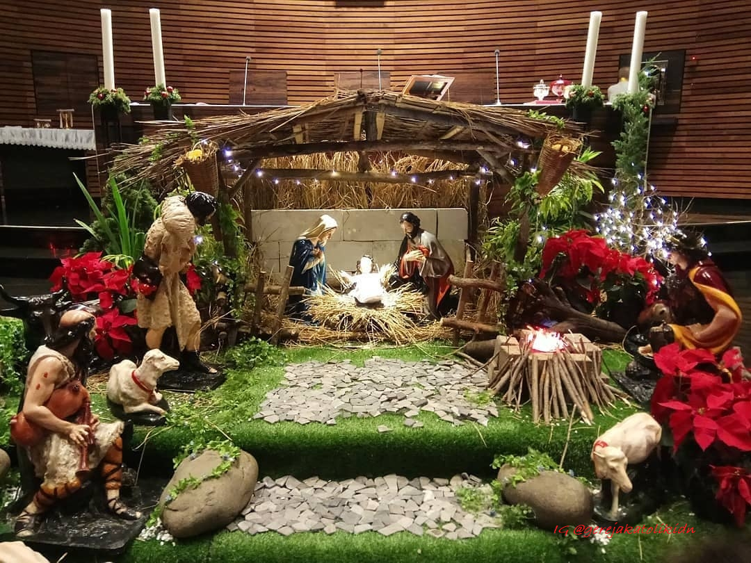 Beberapa Dekorasi Kandang Natal 2018