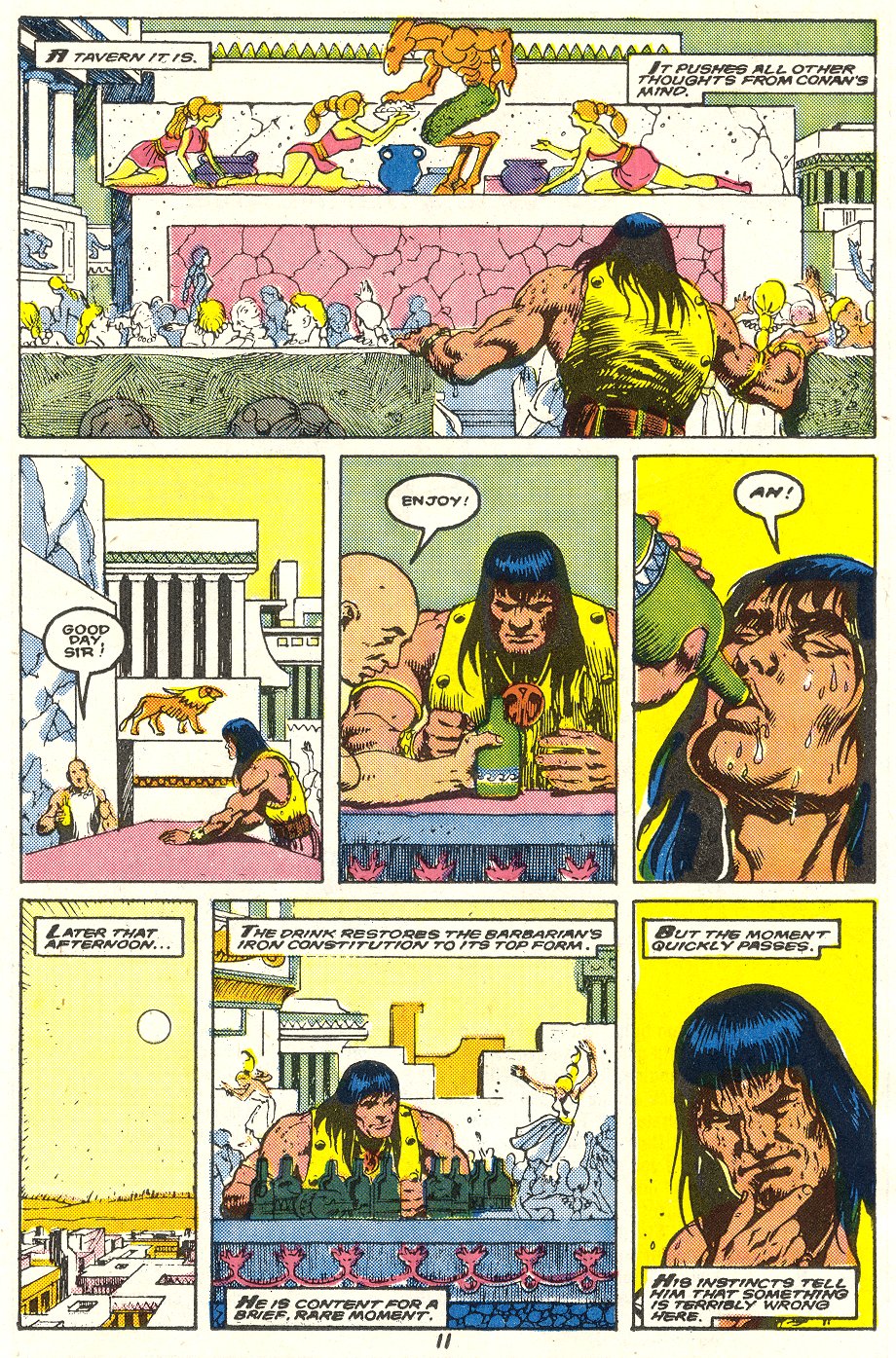 Read online Conan the Barbarian (1970) comic -  Issue #214 - 9