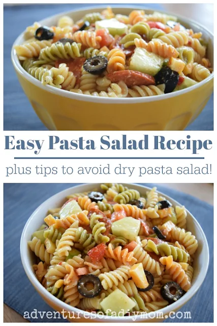 Easy pasta salad recipe PLUS tips to avoid dry pasta