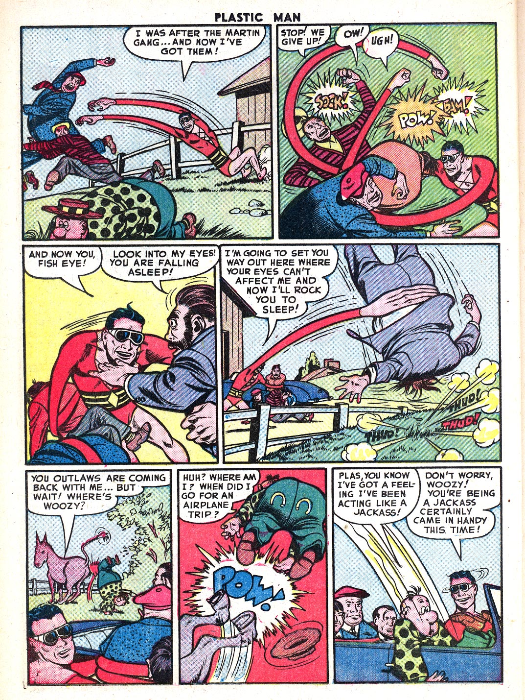 Read online Plastic Man (1943) comic -  Issue #35 - 24