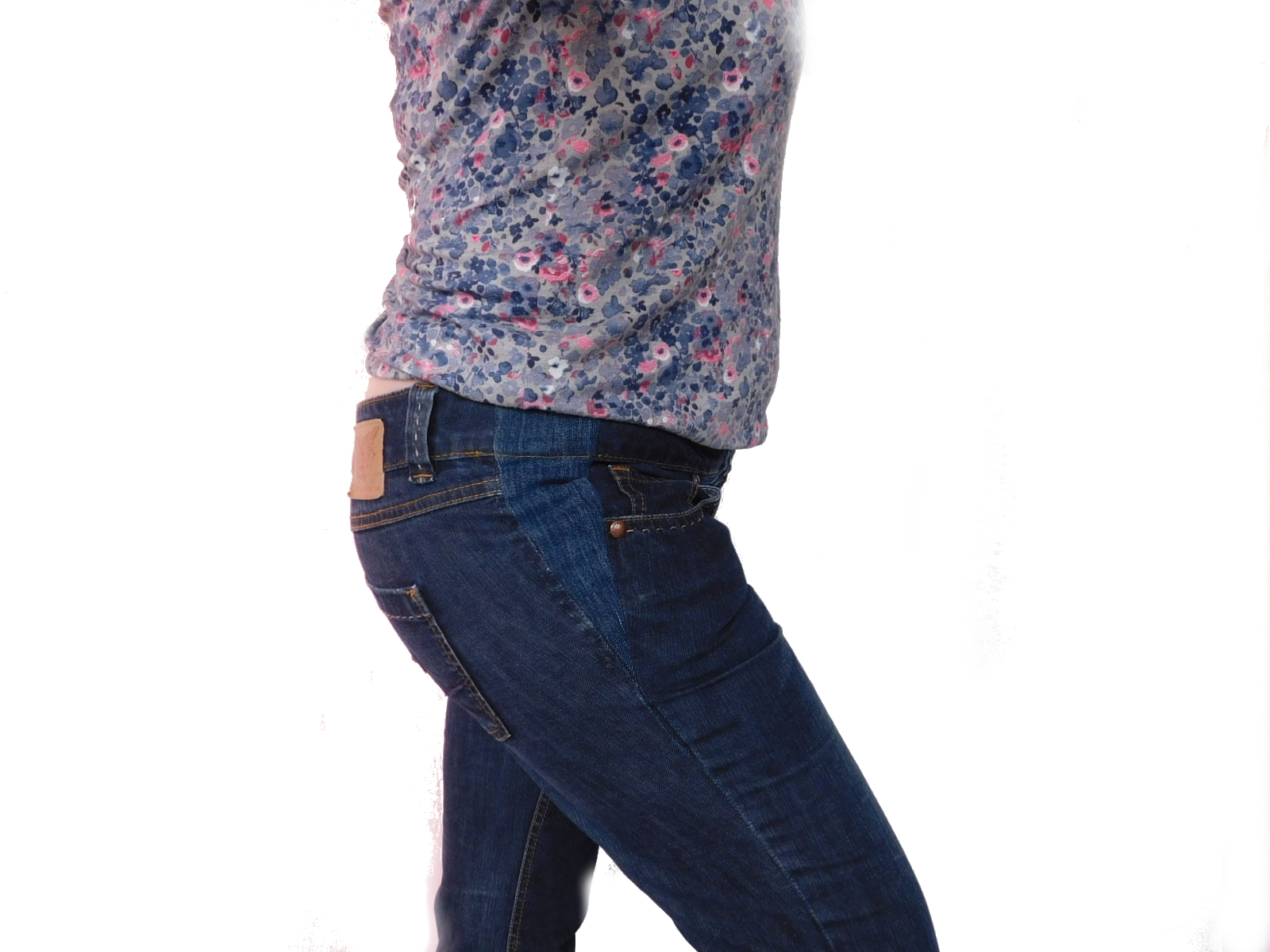 Irene Geschickte Hande Jeans Hose Mit Einem Keil Erweitern