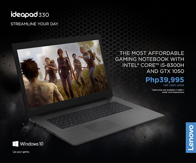 Ideapad Gaming 330 With Gtx 1050 Lenovo S Budget Gaming Laptop Priced At P39 995 Pinoytechsaga