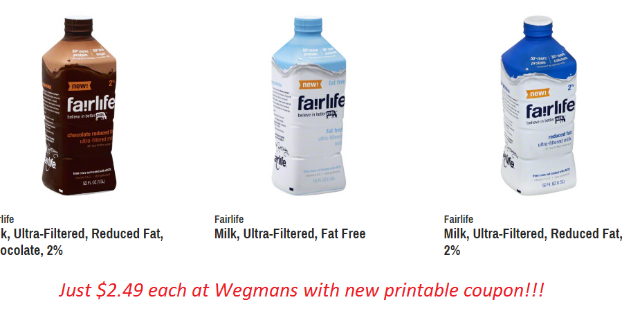 WNY Deals and To-Dos: Wegmans: Nice Deal on FairLife Brand Milk with ...