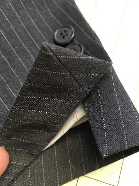 sewcreatelive: How to Lengthen (or Shorten) Men's Suit Sleeves