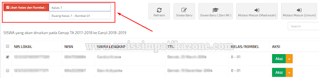 Cara Menaikkan Kelas Siswa di Emis Madrasah Terbaru 